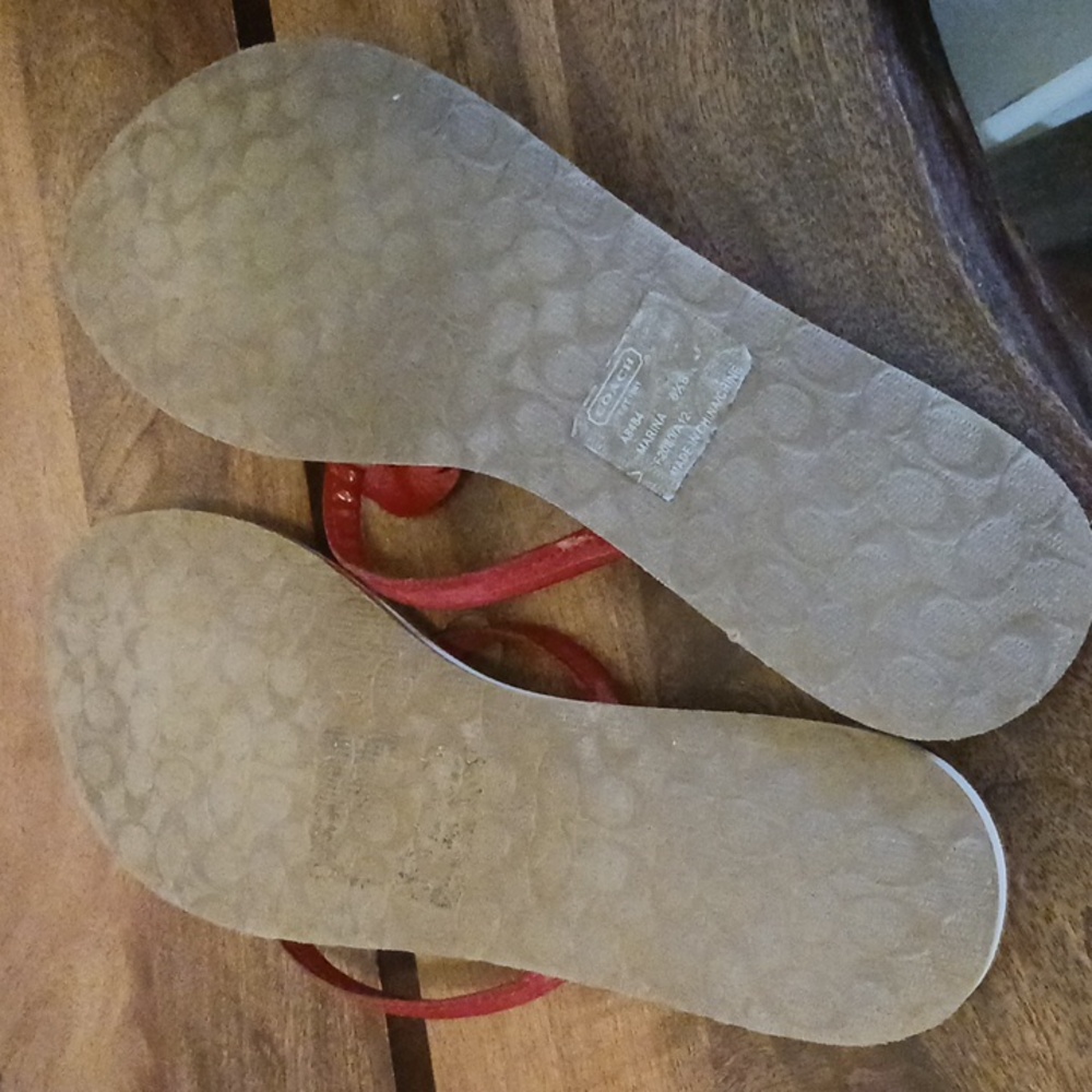 Coach Rare Marina Crab Slippers Size 8.5 - Picture 10 of 13